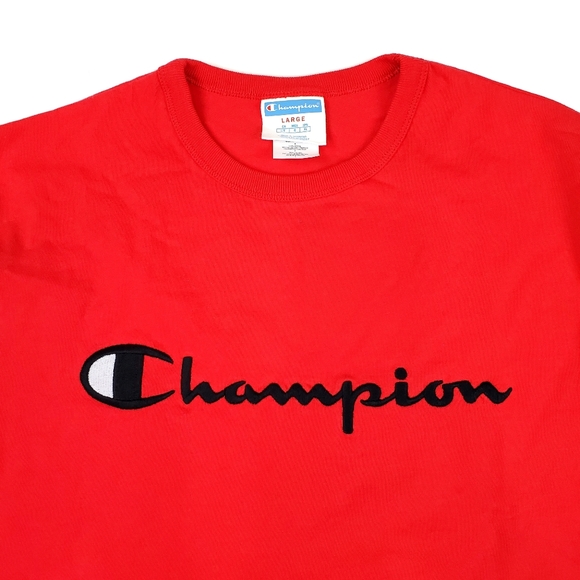 Champion Classic Heritage Team Red Short T Shirt - Picture 2 of 5